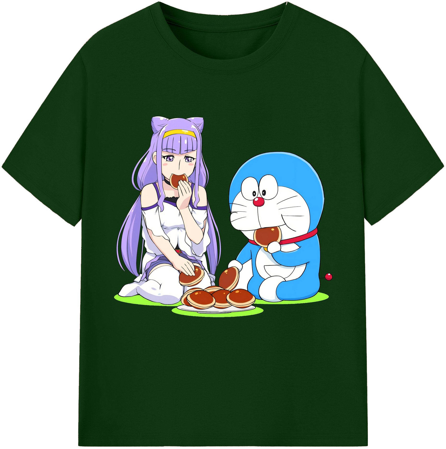 （画像用） ドラえもん Doraemon 綿100％半袖Tシャツ（フロントプリント）
